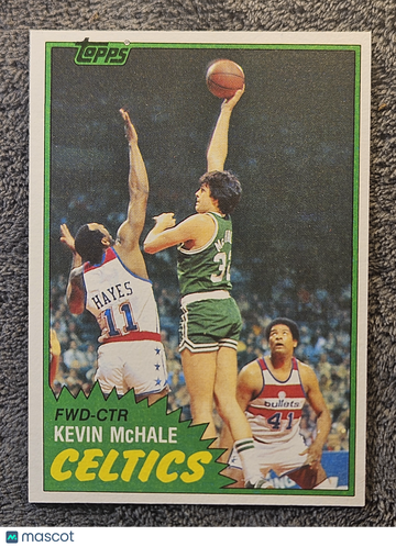 1981 Topps Kevin McHale #75 (EX) Boston Celtics HOF Rookie RC