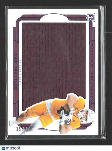 2025 Panini National Treasures Collegiate Cam Skattebo #RS-CSO RC Memorabilia
