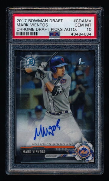 Mark Vientos 2017 Bowman Chrome Auto RC