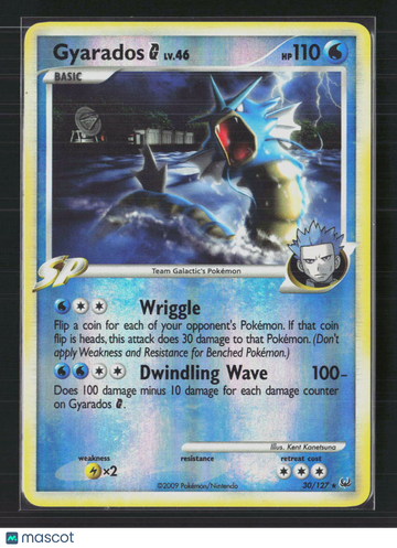 2009 Platinum – Rising Rivals Gyarados G Holo Rare #30/127