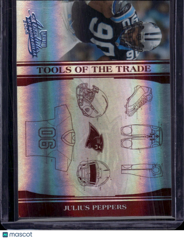 2006 Playoff Absolute Memorabilia Tools of the Trade Julius Peppers #TOT-84 /25