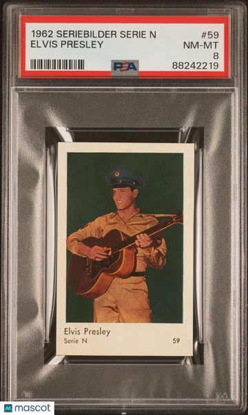 1962 Seriebilder Serie N Elvis Presley #59 PSA 8
