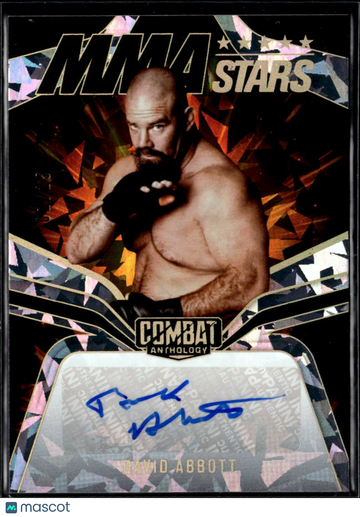 2025 Panini Combat Anthology MMA Stars David Abbott #MS-DAB Prism