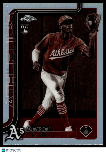 2025 Topps Chrome Update Denzel Clarke #USC15 Sepia Refractors RC