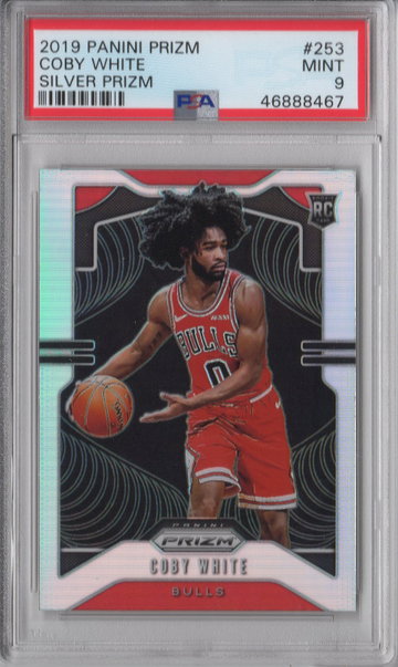 2019 Prizm Coby White Silver PSA 9