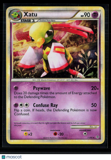 Pokemon 2014 HS Unleashed Xatu #11/95