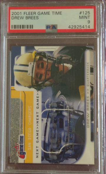 2001 Fleer Game Time 0104/2001 Drew Brees #125