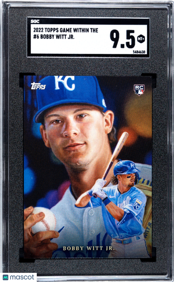 2022 Topps Game Within The Game Bobby Witt JR #6 SGC 9.5