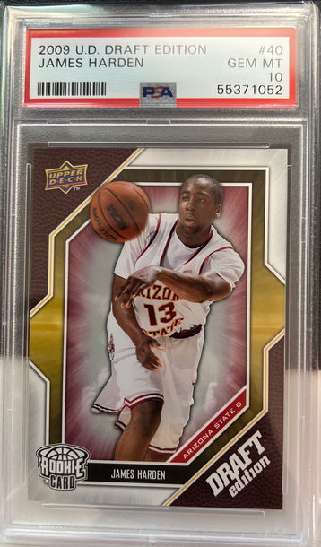 2009 U.D Draft Edition James Harden PSA 10