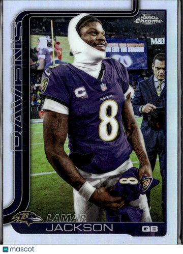 2025 Topps Chrome Lamar Jackson #24