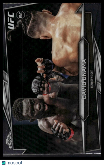 2026 Topps Chrome UFC David Onama #148