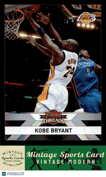2010-11 Panini Threads Kobe Bryant #129 Century Proof Silver SN