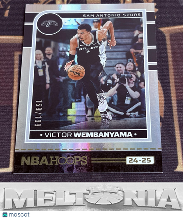 2024-25 Hoops Victor Wembanyama #165 Premium Box Set SN