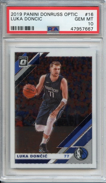 Luka Doncic 2019 Optic PSA 10 NEP