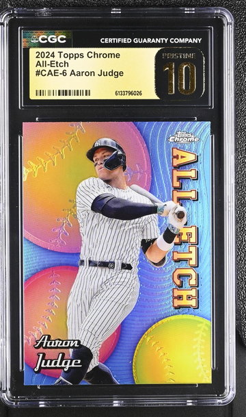 2024 Topps Chrome #CAE-6 Aaron Judge All-Etch CGC 10