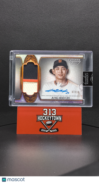 2025 Topps Dynasty Jung Hoo Lee #DAP-JHL Autograph 07/10 Patch