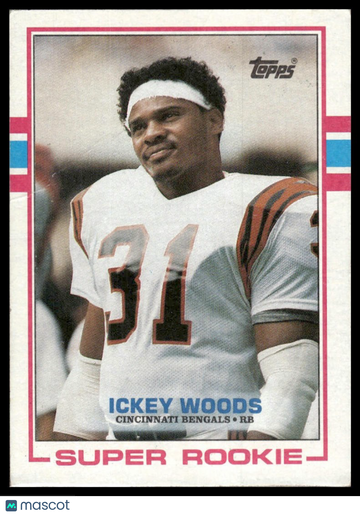1989 Topps Ickey Woods #27 RC