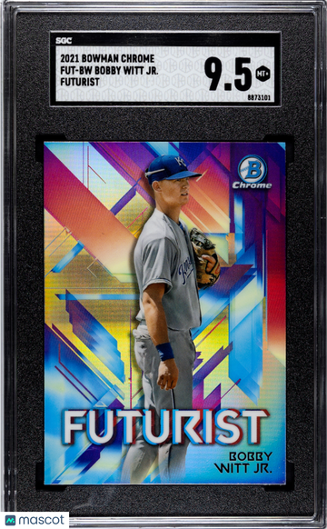 2021 Bowman Chrome Bobby Witt JR #FUT-BW Futurist SGC 9.5