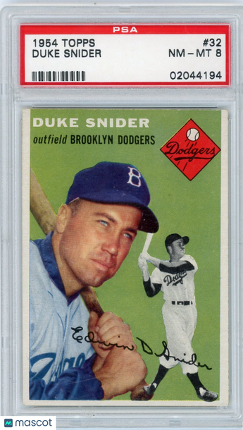 1954 Topps Duke Snider #32 PSA 8