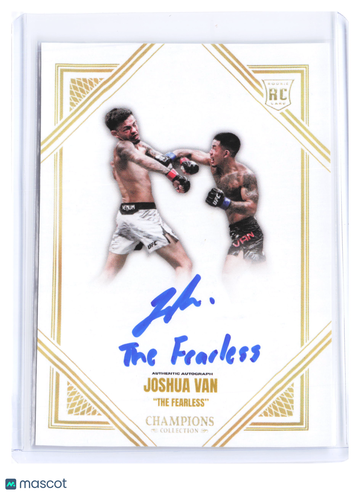 2026 Champions Collection Joshua Van Gold RC Auto #JV-A UFC Trading Card