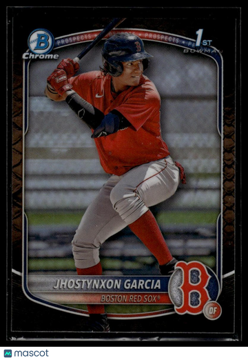 2025 Bowman Jhostynxon Garcia #BCP-43 Chrome Prospects Reptilian Refractor
