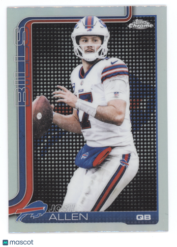 2025 Topps Chrome Josh Allen #34 Lightboard Logo Variation