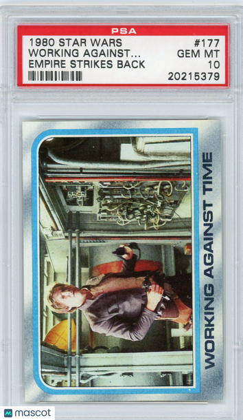 1980 Star Wars Empire Strikes Back Working Against.. . #177 PSA 10