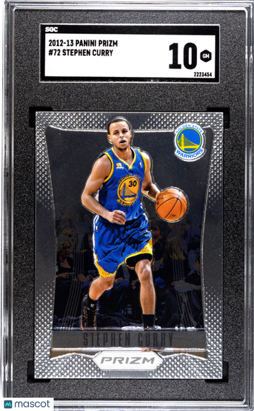 2012 Panini Prizm Stephen Curry #72 SGC 10