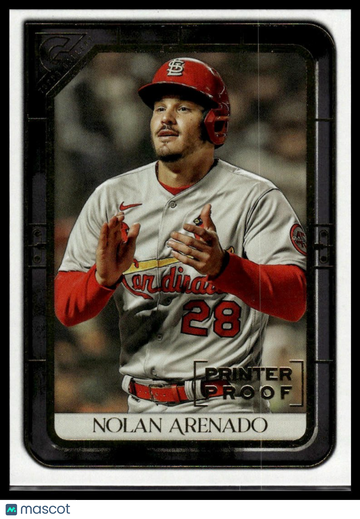 2021 Topps Gallery Nolan Arenado #198 Printer Proof