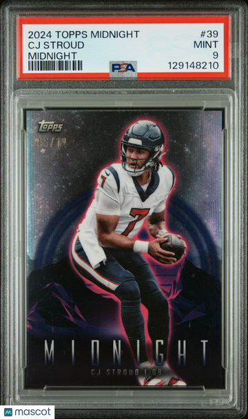 2024 Topps Midnight CJ Stroud #39 /12 PSA 9