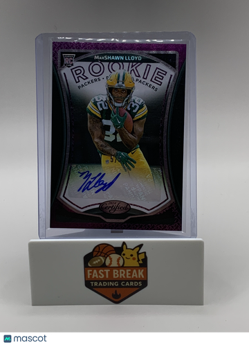 2024 Panini Certified MarShawn Lloyd #RS-MLD Purple Etch /5 RC