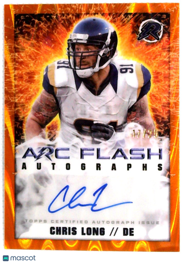 2024 Topps Resurgence Arc Flash Autographs Chris Long #AFA-CL /25