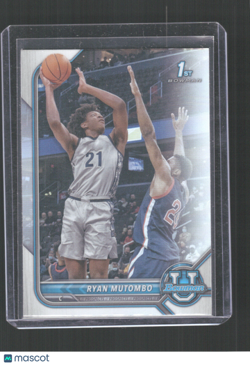 2021-22 Bowman University Ryan Mutombo #18 Refractor