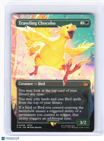 FINAL FANTASY Traveling Chocobo (Borderless) Non-Foil Mythic #406