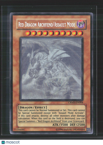 2009 Crimson Crisis Red Dragon Archfiend/Assault Mode Ghost Rare #CRMS-EN004