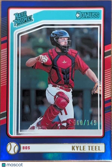 2024 Donruss - Blue Kyle Teel #167