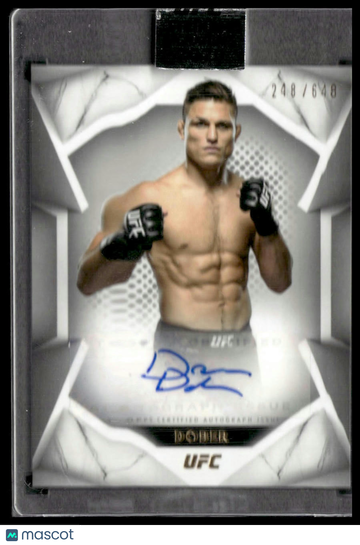 2020 Topps UFC Striking Signatures Drew Dober #STS-DD White /648 Topps