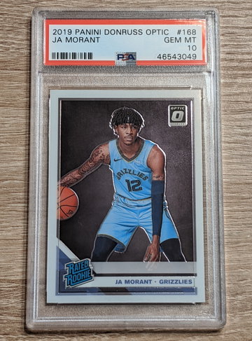 Ja Morant 2019 Optic #168 PSA 10