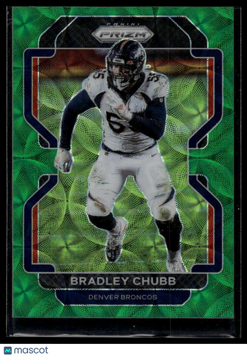 2021 Panini Prizm Bradley Chubb #203 Green Scope SN