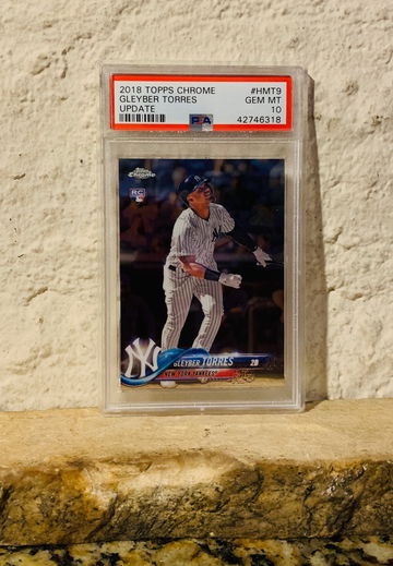 2018 Topps Chrome Gleyber Torres Rookie Graded Card 