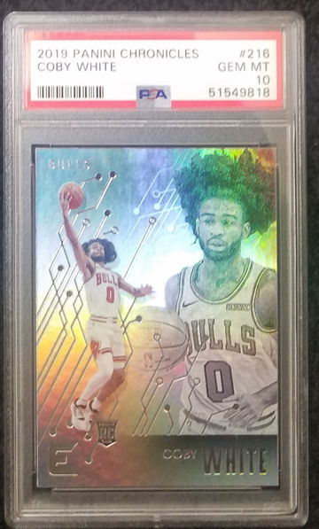Coby White 2019 Panini Chronicles #216 PSA 10