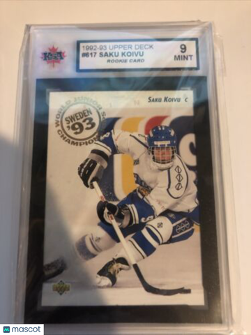 1992-93 Upper Deck Saku Koivu #617 Rookie KSA 9