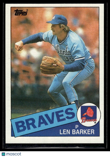 1985 Topps Len Barker #557