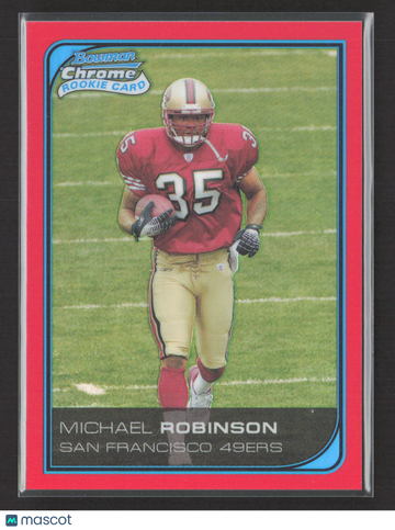 2006 Bowman Chrome Michael Robinson #259 Red Refractor