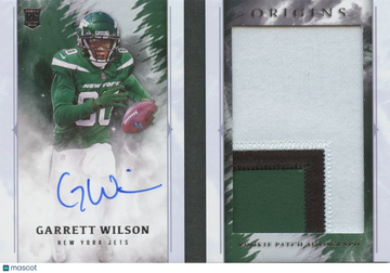 2022 Garrett Wilson Patch Rookie Panini Authentic