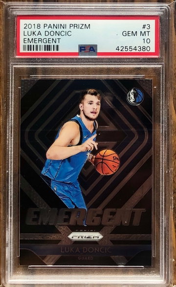 LUKA DONCIC 2018-19 Prizm Emergent Rookie PSA 10