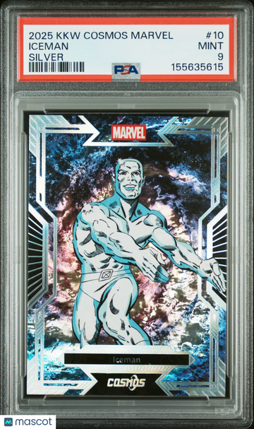 2025 Kakawow Cosmos Marvel Cosmos Silver Iceman #10 PSA 9