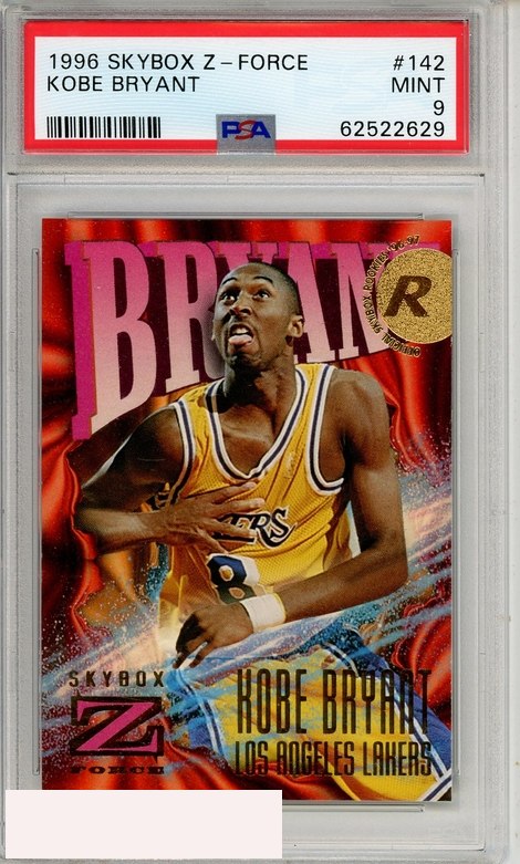 1996 Z-Force Kobe Bryant Base #142 PSA 9 | Card Ladder