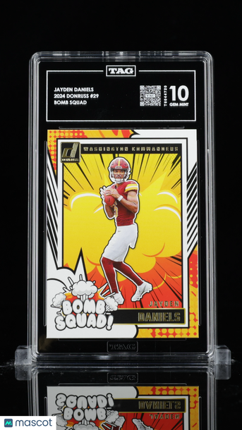 2024 Donruss Bomb Squad Jayden Daniels #29 Rookie Insert TAG 10