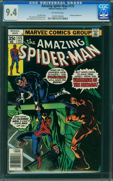 AMAZING SPIDER-MAN #175, CGC 9.4 NM